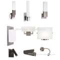 UL CE SASO SAA certification LED wall sconce hotel wall lamp with glass and acrylic for USA Europe Middle East Austrial